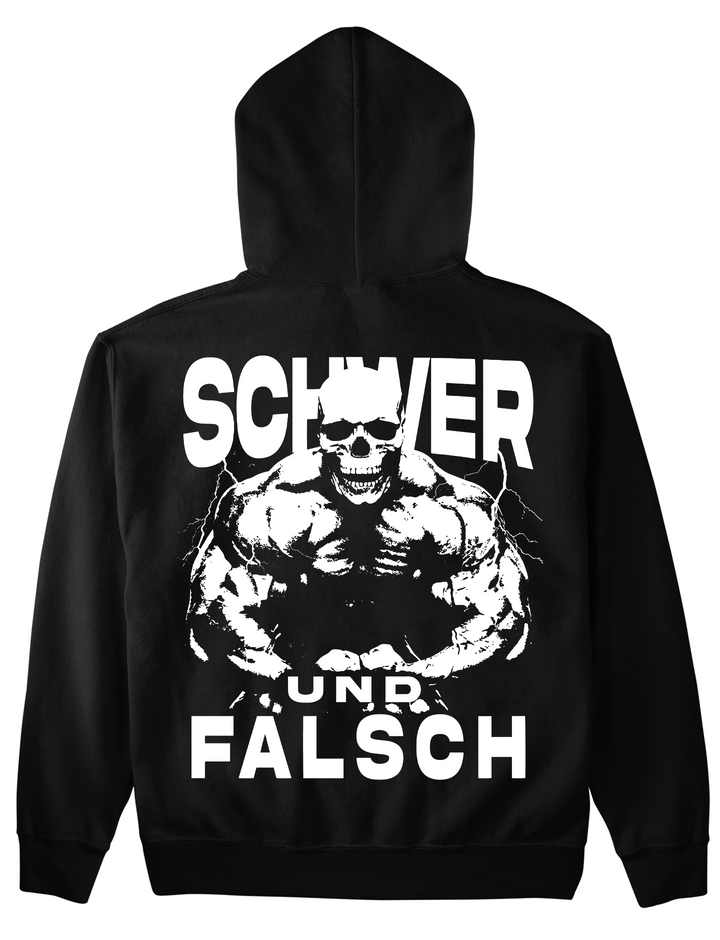 Schwer und falsch Hoodie